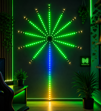 RGB Fyrverkslampe med Bluetooth og Musikksync